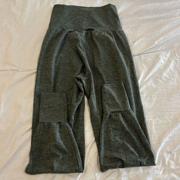 Aerie Fold-Over Oversized Jogger Legging Sweatpants – Gray, Size XS - Picture 2 of 2